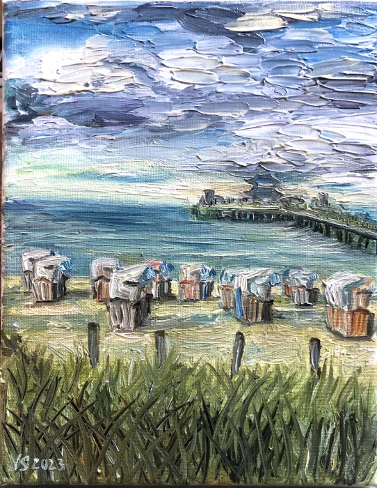 Travemünde — Öl auf Leinwand